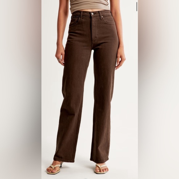 Abercrombie & Fitch Denim - Curve Love High Rise 90s Relaxed Jean